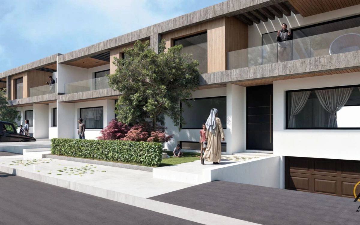 Private villas for sale with pool and garden in Achakar Tangier